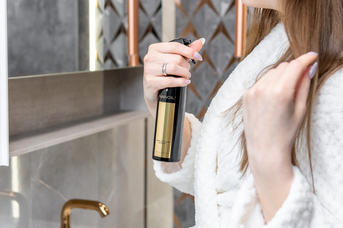 nanoil hair styling spray